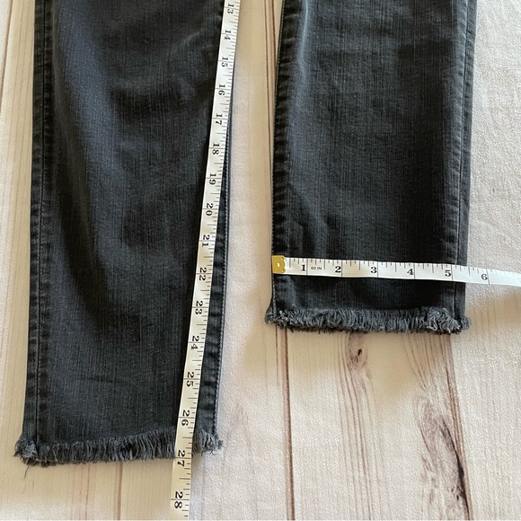 Madewell Maternity Skinny Jeans Women’s 29 Black Stonewashed Raw Hem Stretch EUC - Picture 13 of 16